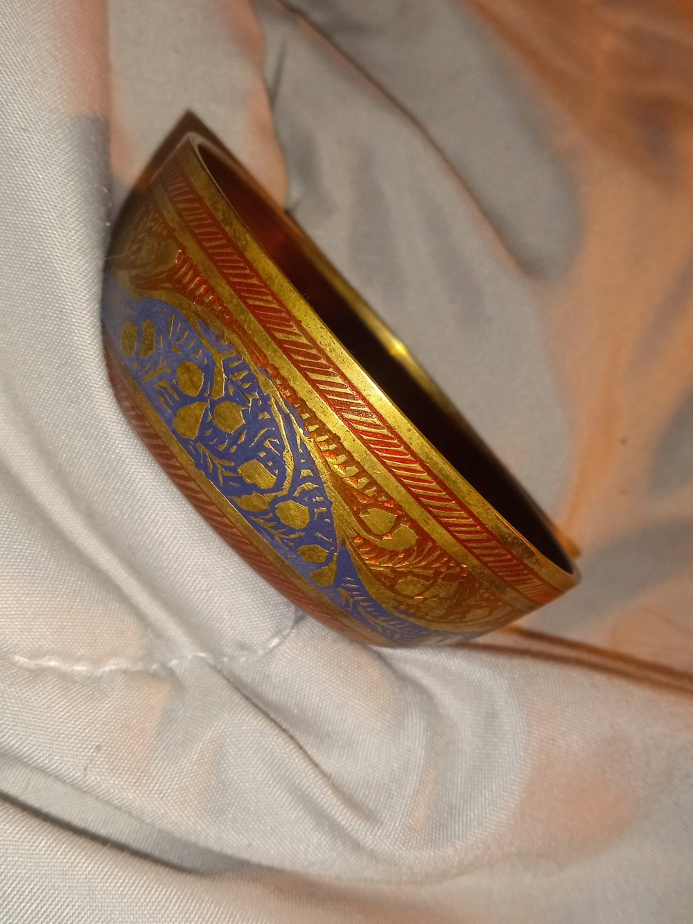 vintage Indian brass bowl
